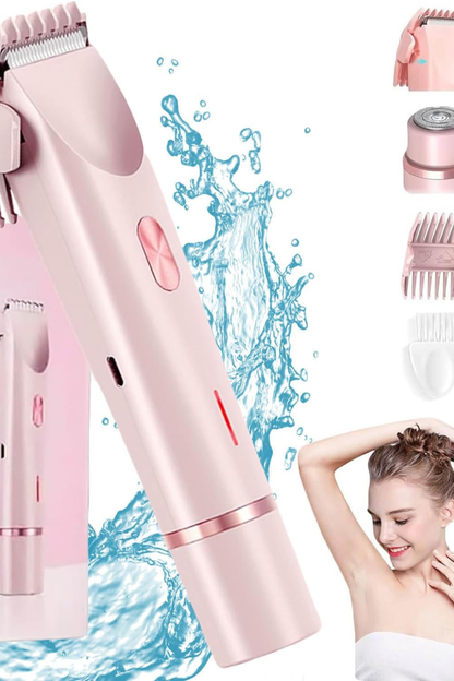 GlowSilk™ Pro | 2-in-1 Women's Electric Shaver - Waterproof