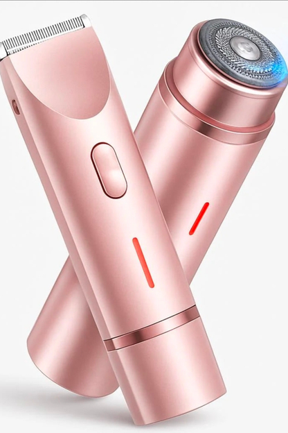 GlowSilk™ Pro | 2-in-1 Women's Electric Shaver - Waterproof